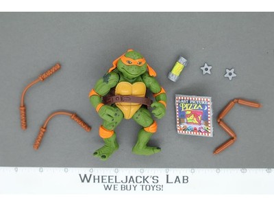 Movie Star Mike 100% Complete Teenage Mutant Ninja Turtle 1992 Vintage Playmates