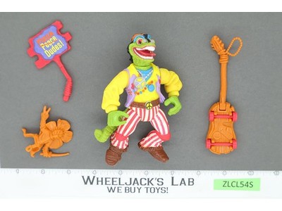 Rock 'N Roll Mondo Gecko Complete Teenage Mutant Ninja Turtles 1992 Playmates