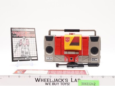Blaster 100% Complete 1985 Vintage G1 Transformers Boombox Action Figure