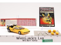 Sunstreaker 100% Complete 1984 Vintage Hasbro G1 Transformers Action Figure