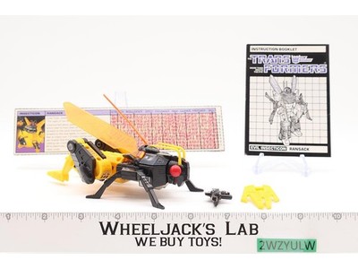 Ransack 100% Complete 1985 G1 Transformers Hasbro Vintage Action Figure