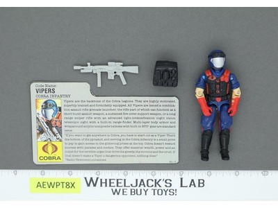 Vipers V1 100% Complete G.I. Joe 1986 Hasbro Vintage Action Figure