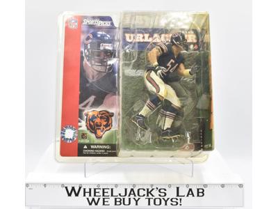 Brian Urlacher Chicago Bear Series 2 McFarlane Sports Picks NFL MOSC 2001