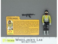 Python Trooper V1 100% Complete G.I. Joe 1989 Hasbro Vintage Action Figure
