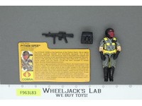 Python Viper V2 100% Complete G.I. Joe 1989 Hasbro Vintage Action Figure
