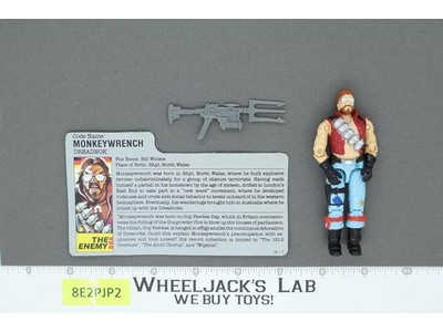 Monkeywrench V1 100% Complete G.I. Joe 1986 Hasbro Vintage Action Figure