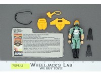 Wet-Suit V1 100% Complete G.I. Joe 1986 Hasbro Vintage Action Figure