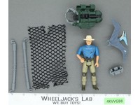 Dr. Alan Grant 100% Complete w/ Aeriel Net Jurassic Park 1993 Kenner Vintage