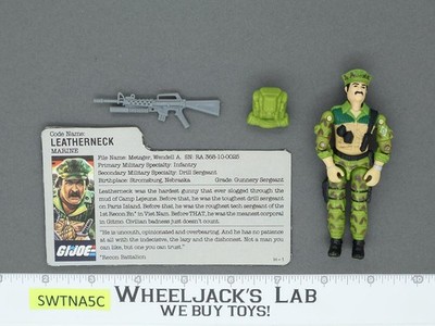Leatherneck V1 100% Complete G.I. Joe 1986 Hasbro Vintage Action Figure