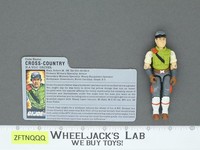 Cross Country V1 100% Complete G.I. Joe 1986 Hasbro Vintage Action Figure
