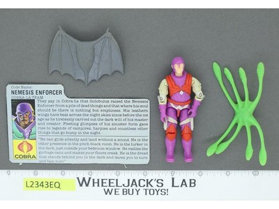 Nemesis Enforcer V1 100% Complete G.I. Joe 1987 Hasbro Vintage Action Figure