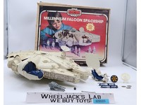 Millennium Falcon WORKS 100% Complete W/Box Star Wars 1979 Kenner Vehicle