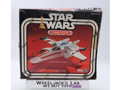 X-Wing Fighter 100% Complete W/Box + INSERT Star Wars 1978 Kenner Vehicle