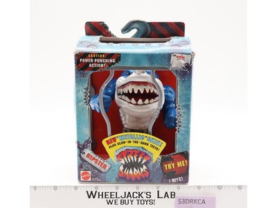 Ripster W/ Box & Cage Street Sharks 1994 Mattel Action Figure
