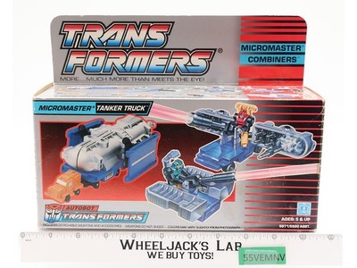 Tanker Truck COMPLETE W/BOX Micromaster 1990 Vintage G1 Transformers Hasbro