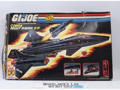 Cobra Night Raven S3P W/Strato-Viper Complete W/Box G.I. Joe 1986 Hasbro Vintage