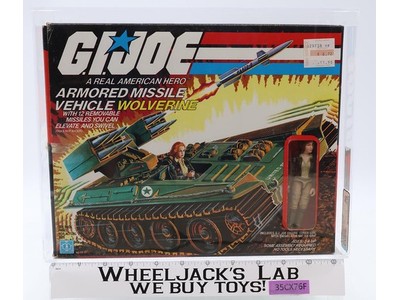 Wolverine NO BARCODE AFA QUALIFIED 80 GI Joe 1983 Hasbro Action Figure NEW