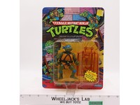Leonardo 10 Back Pop-Up Stand Teenage Mutant Ninja Turtles 1988 Playmates MOSC