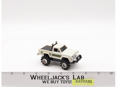 Honcho Pickup Truck 4x4 WHITE Schaper Stomper 1980s Vtg Light & Motor WORKS!