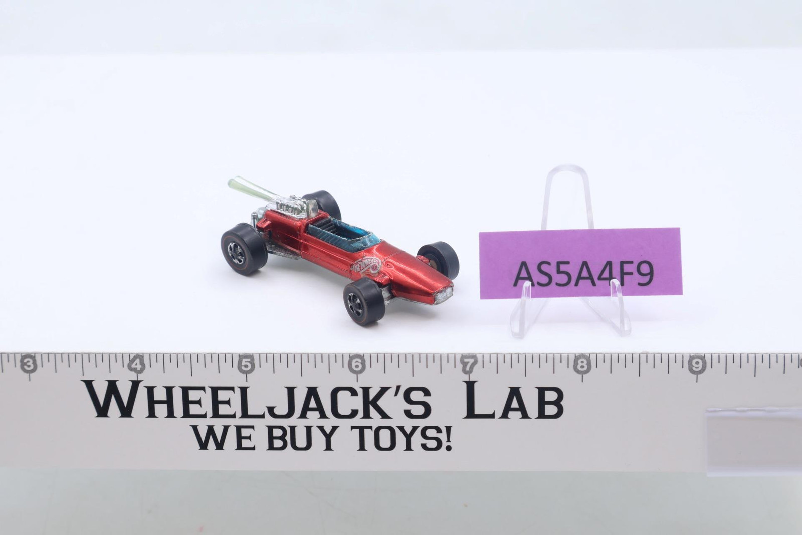 Brabham-Repco F-1 Red 1969 Redline Hot Wheels Mattel Vintage RL