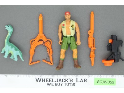 Harpoon Harrison 100% Complete Jurassic Park Series 2 1993 Kenner Vintage Figure