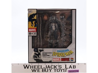 147 Spider-Man Black Costume Marvel Comics Mafex Action Figure NEW MISB SEALED