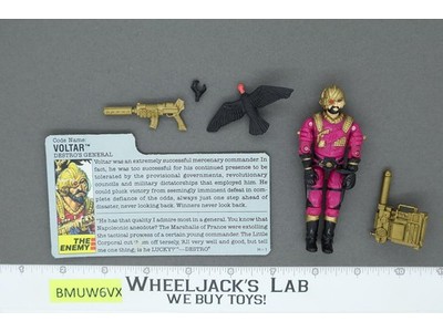 Voltar V1 100% Complete G.I. Joe 1988 Hasbro Vintage Action Figure