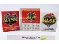 Lot of 3 M.A.S.K. Catalogs Inserts Brochures Flyers MASK Vintage Kenner 1980's