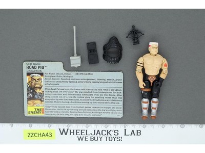 Road Pig V1 100% Complete G.I. Joe 1988 Hasbro Vintage Action Figure