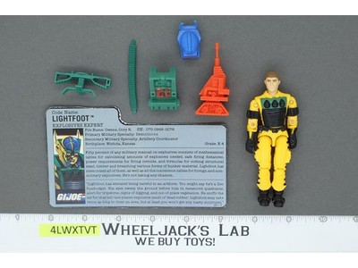 Lightfoot V1 100% Complete G.I. Joe 1988 Hasbro Vintage Action Figure