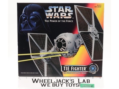 Tie Fighter Star Wars Power of the Force POTF 1995 Kenner Vehicle NEW SEALED
