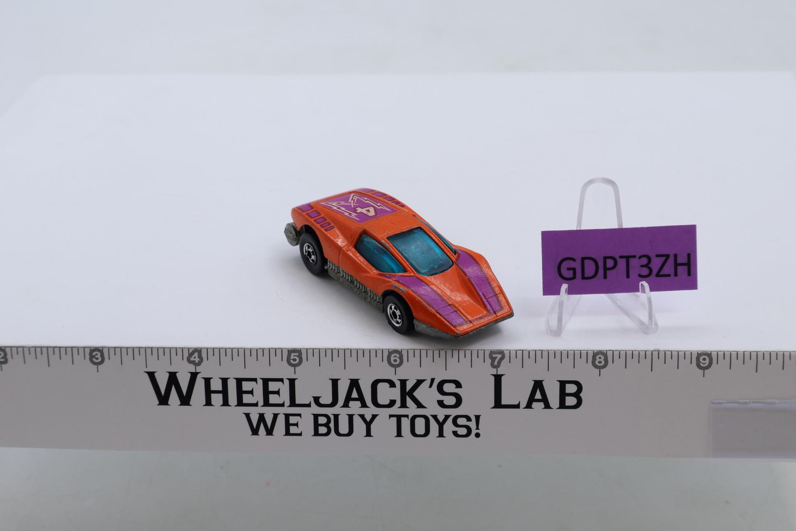 Large Charge Orange 1974 Blackwall Hot Wheels Mattel Vintage