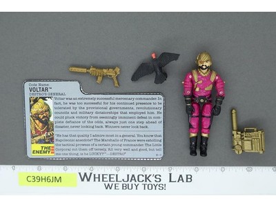 Voltar V1 100% Complete G.I. Joe 1988 Hasbro Vintage Action Figure