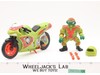 Road Racin Mike W/ Kowabunga Bike Complete TMNT Bodacious Bikers 1994 Playmates