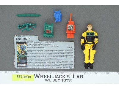 Lightfoot V1 100% Complete G.I. Joe 1988 Hasbro Vintage Action Figure
