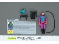 Toxo-Viper V1 100% Complete G.I. Joe 1988 Hasbro Vintage Action Figure