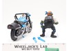Cruisin Leo W/ Classic Sewer Bike Complete TMNT Bodacious Bikers 1994 Playmates