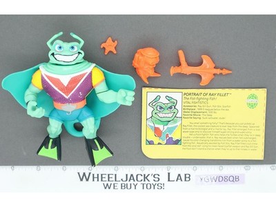 Ray Fillet 100% Complete Teenage Mutant Ninja Turtles TMNT 1990 Playmates