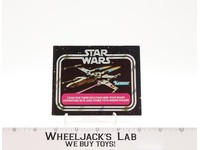 X-Wing Pink Banner 20-Figure Mini Toy Catalog ORIGINAL Star Wars 1978 Kenner