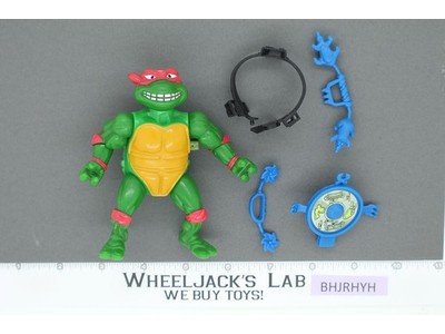 Breakfightin' Raphael 100% Complete Whacky Action TMNT 1989 Playmates