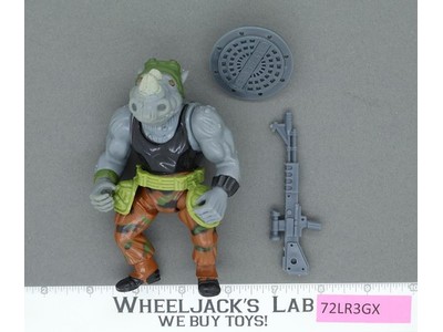 Rocksteady HARD HEAD Teenage Mutant Ninja Turtles TMNT 1988 Playmates Vintage