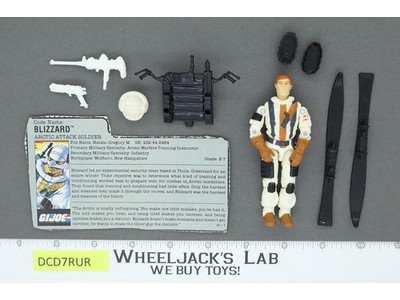 Blizzard V1 100% Complete G.I. Joe 1988 Hasbro Vintage Action Figure