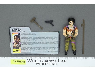 Zanzibar V1 100% Complete G.I. Joe 1987 Hasbro Vintage Action Figure