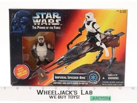 Imperial Speeder Bike Star Wars POTF 1995 Kenner Figure Vehicle NEW MISB SEALED