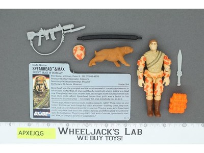 Spearhead & Max V1 100% Complete G.I. Joe 1988 Hasbro Vintage Action Figure
