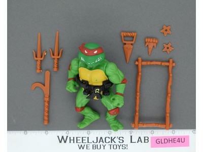 Raphael SOFT HEAD 100% Complete Teenage Mutant Ninja Turtle Playmates 1988