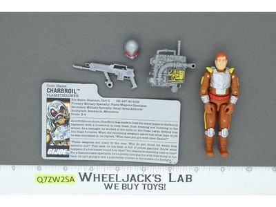 Charbroil V1 100% Complete G.I. Joe 1988 Hasbro Vintage Action Figure