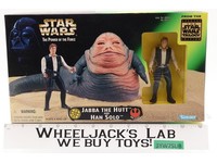 Jabba the Hutt & Han Solo Star Wars POTF 1997 Kenner Action Figure Set NEW MIB