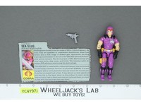 Sea Slug V1 100% Complete G.I. Joe 1987 Hasbro Vintage Action Figure