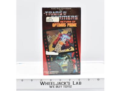 The Return of Optimus Prime NEW SEALED VHS G1 Transformers f.h.e. 1987